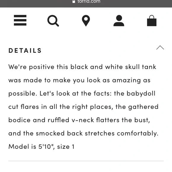 Skull & Diamonds Babydoll Tank Torrid Y2K Punk - Picture 10 of 13